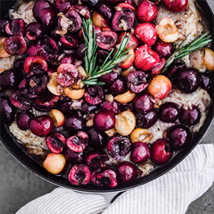 chicken with cherries recipe